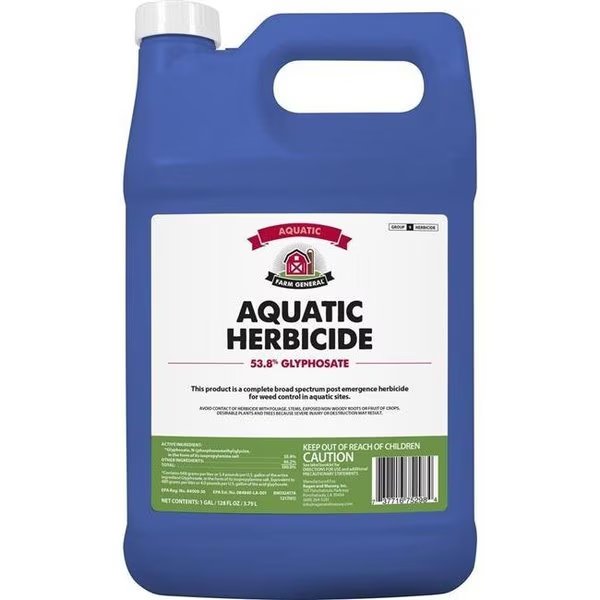 Ragan & Massey 246576 1 gal Aquatic Herbicide 53.8 Percent Glyphosate Concentrate, Ragan & Massey, Mfr#: 246576